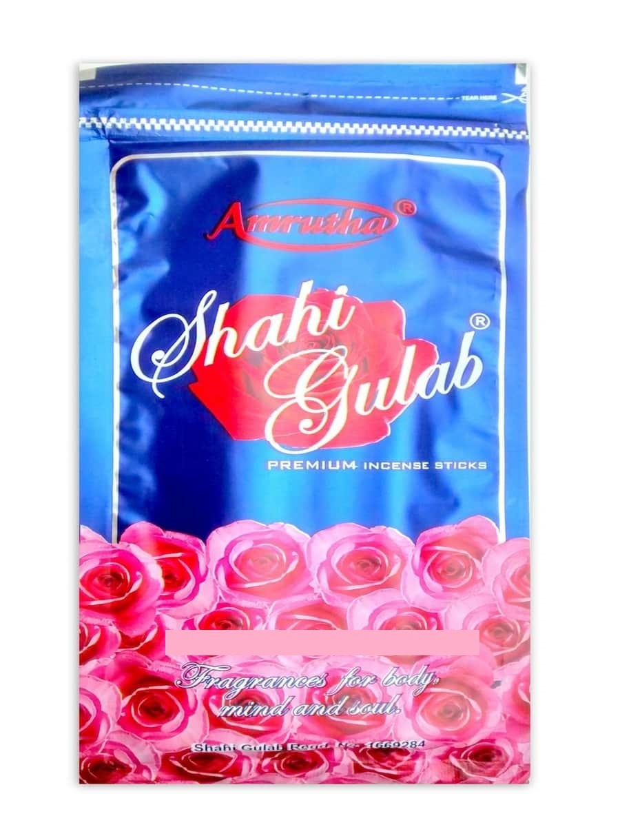 You are currently viewing Amrutha Shahi Gulab Agarbatti 810 gm Incense sticks