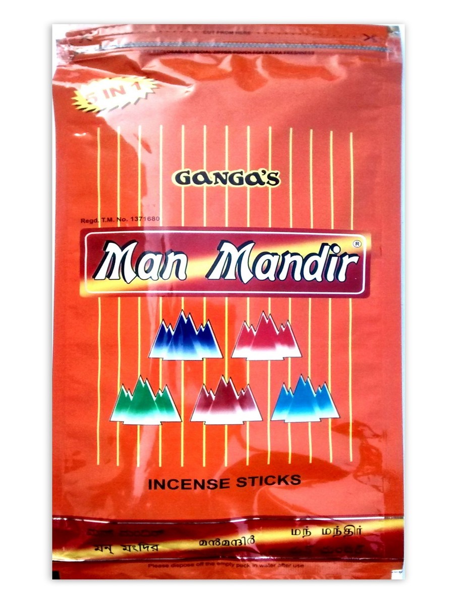 Man Mandir 5 in 1 Agarbatti 750 gm incense sticks