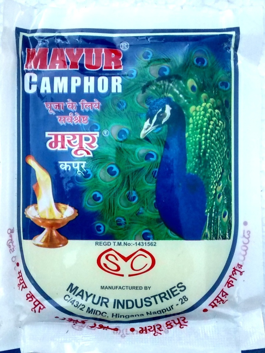Mayur original raw Camphor Kapur kapoor for pooja or havan 400 gm