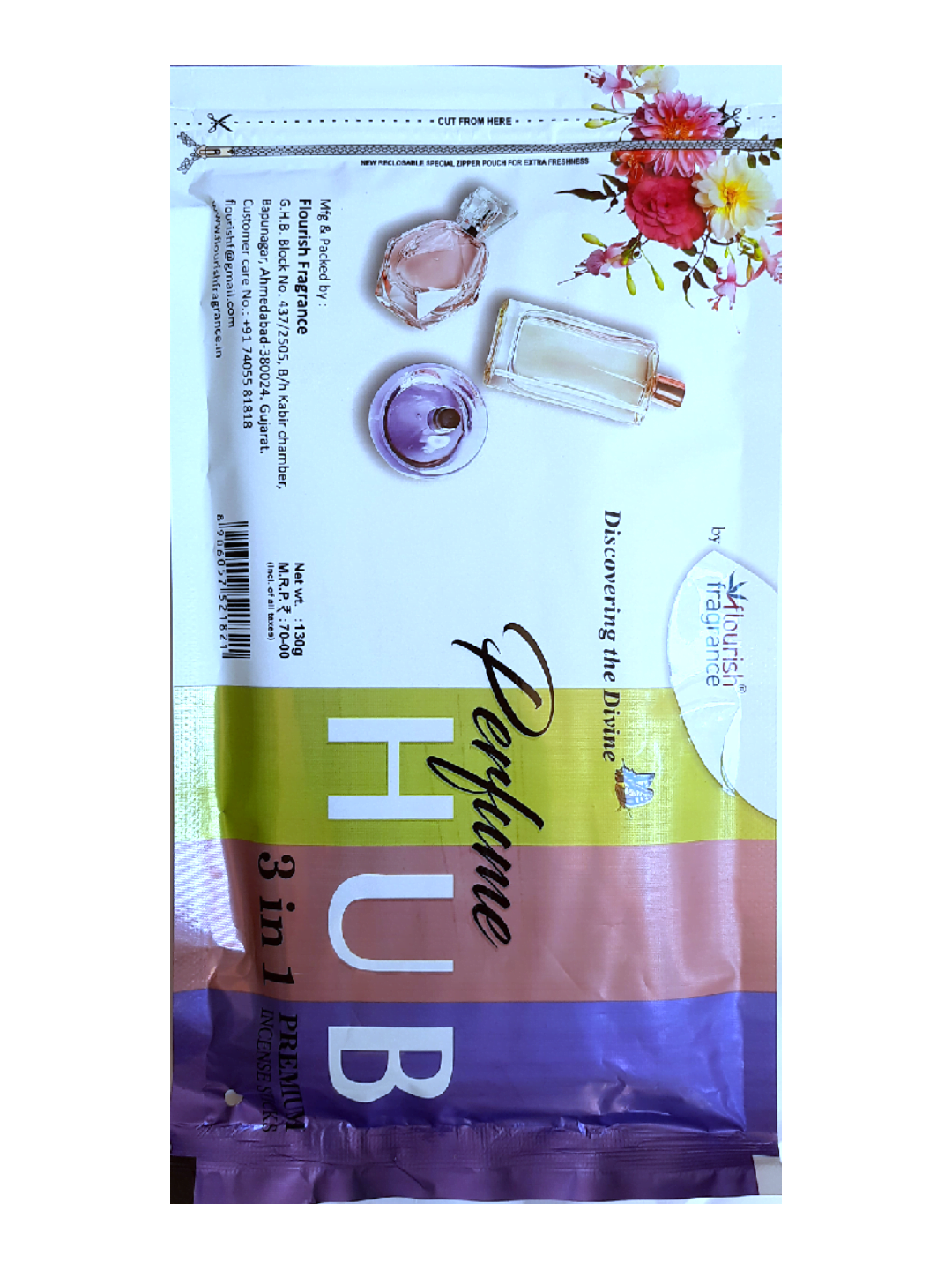 Perfume Hub Agarbatti Flourish Fragrance sticks pack of 660 gm - Image 3