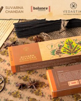 Vedastika Suvarna Chandan Agarbatti 270 natural incense sticks
