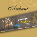 Arihant vintage musk agarbatti 600gm brown incense stick