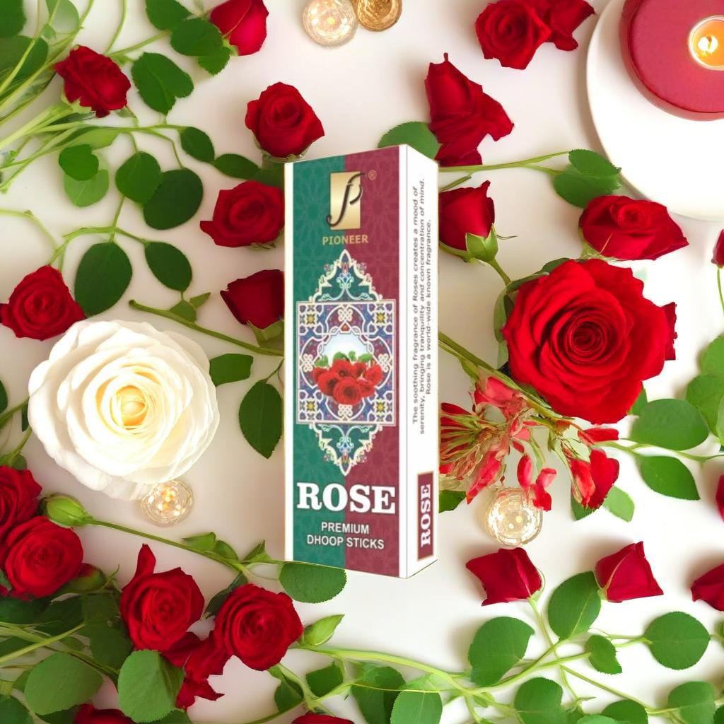 Bambooless agarbatti Pioneer Rose Dhoop Sticks 600 gm - Image 2