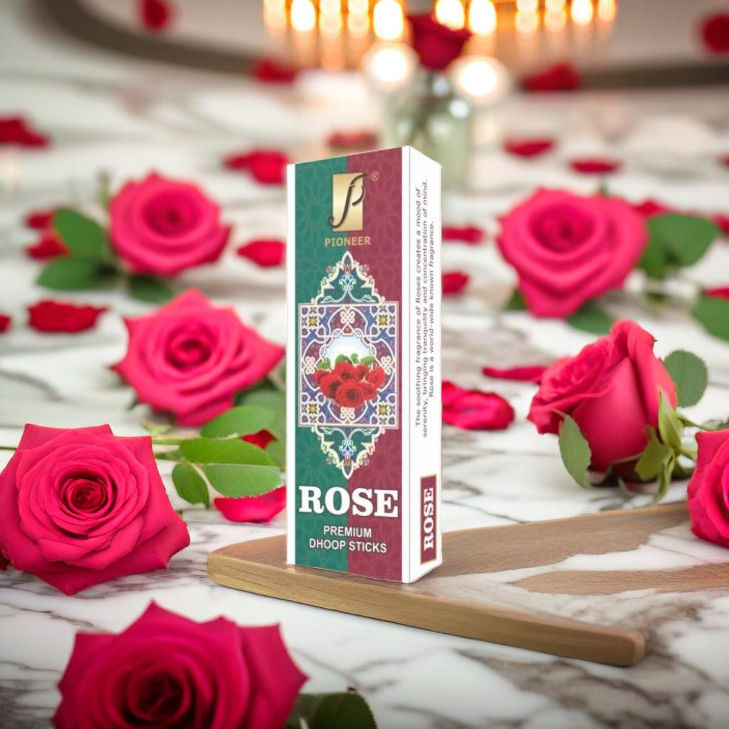 Bambooless agarbatti Pioneer Rose Dhoop Sticks 600 gm - Image 4